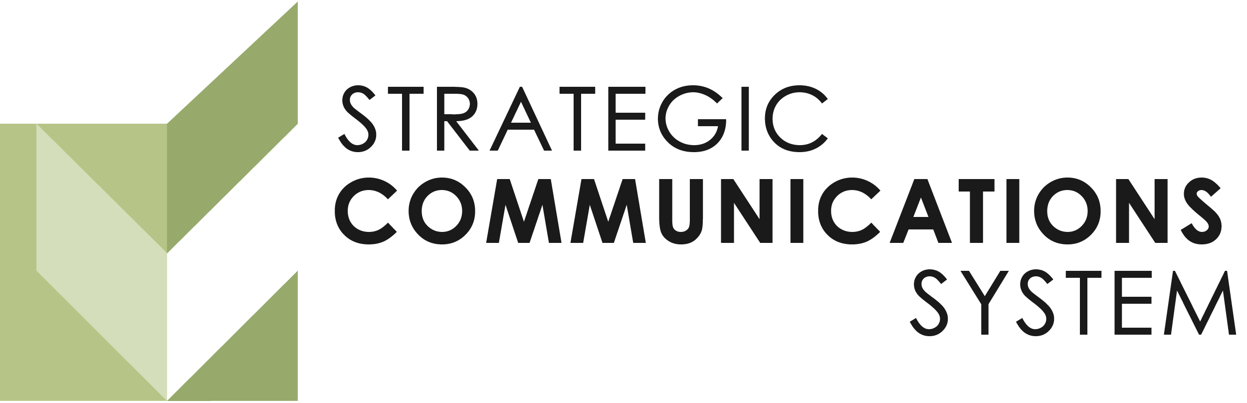 SCS Strategic Communications System logo
